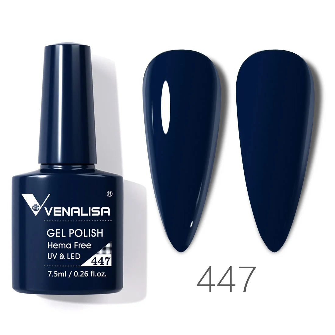 VENALISA 7.5ml Nail Gel Polish VIP4 HEMA Free Semi Permanent Soak off UV LED Nail Gel Varnish Full Coverage Nail Gel Lacquer