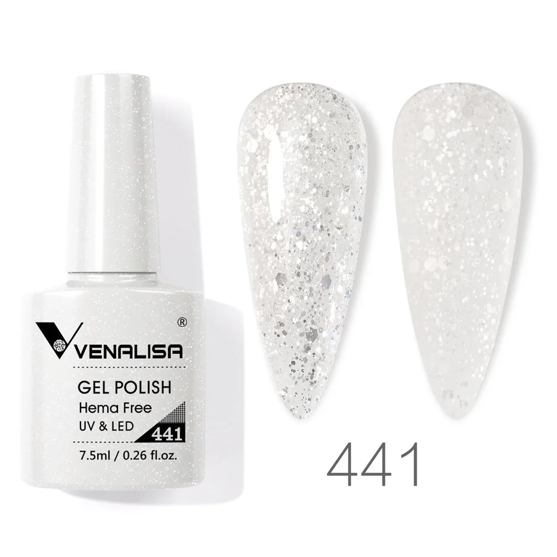 VENALISA 7.5ml Nail Gel Polish VIP4 HEMA Free Semi Permanent Soak off UV LED Nail Gel Varnish Full Coverage Nail Gel Lacquer