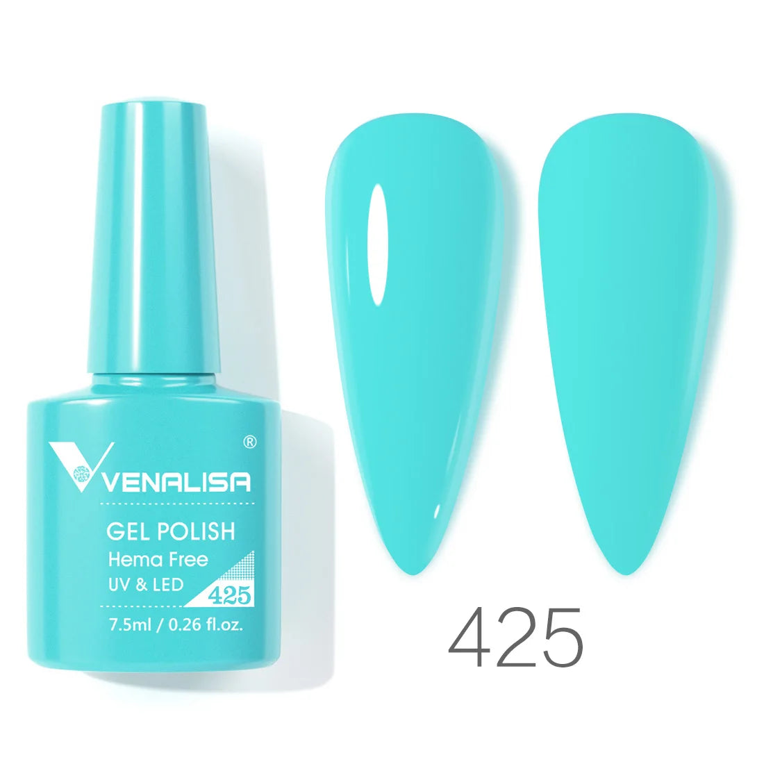 VENALISA 7.5ml Nail Gel Polish VIP4 HEMA Free Semi Permanent Soak off UV LED Nail Gel Varnish Full Coverage Nail Gel Lacquer