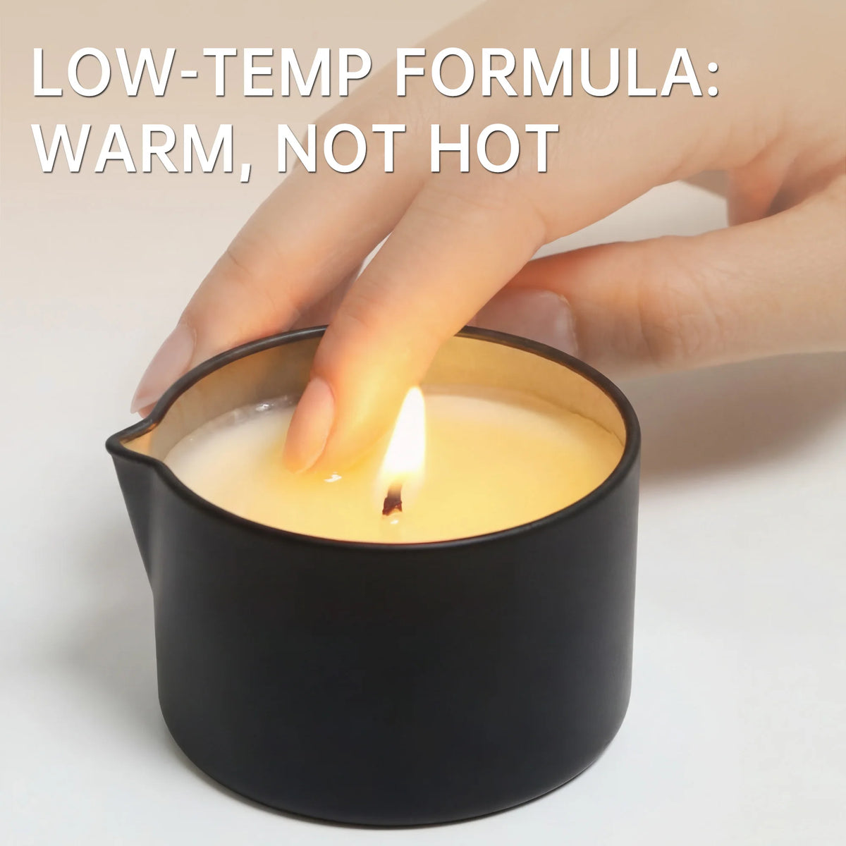 Orange Massage Oil Candle 2 oz, Body Massage Candle Melts Into Warm Body Oil, Moisturizing Aromatherapy Home Spa Gift For Women