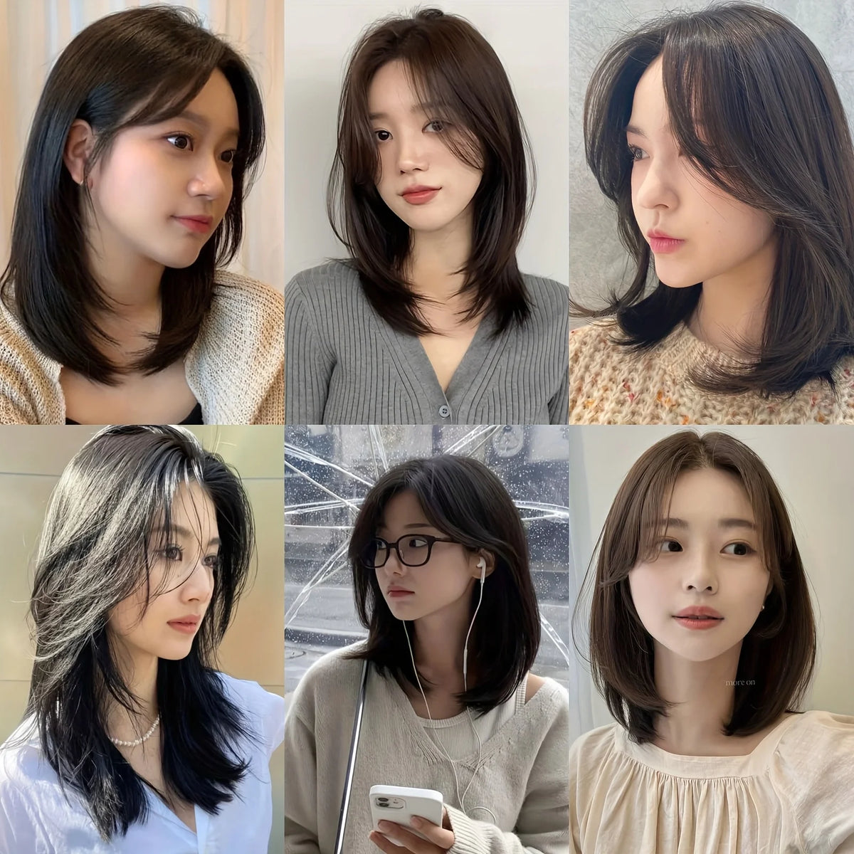 Shoulder Layered Synthetic BOB Wig With Transparent Lace Front Straight Heat Resistant Wig Hair For Women Daily Cosplay Party