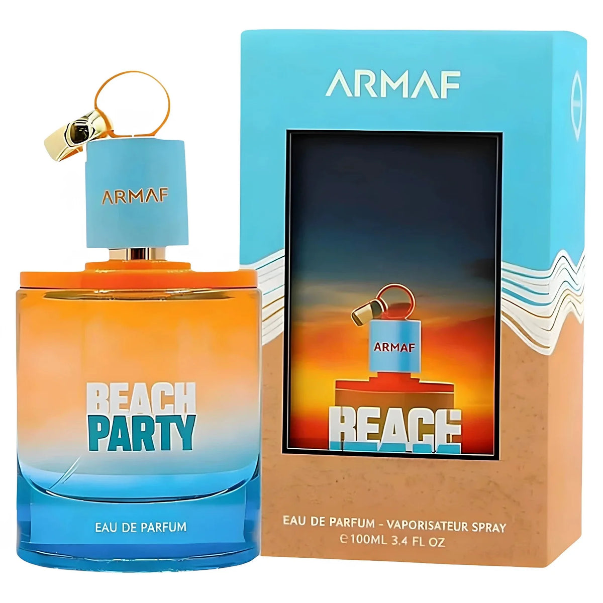 Armaf Beach Party Neutral Tropical Aquatic perfume 3.4oz100ml, lasting fragrance