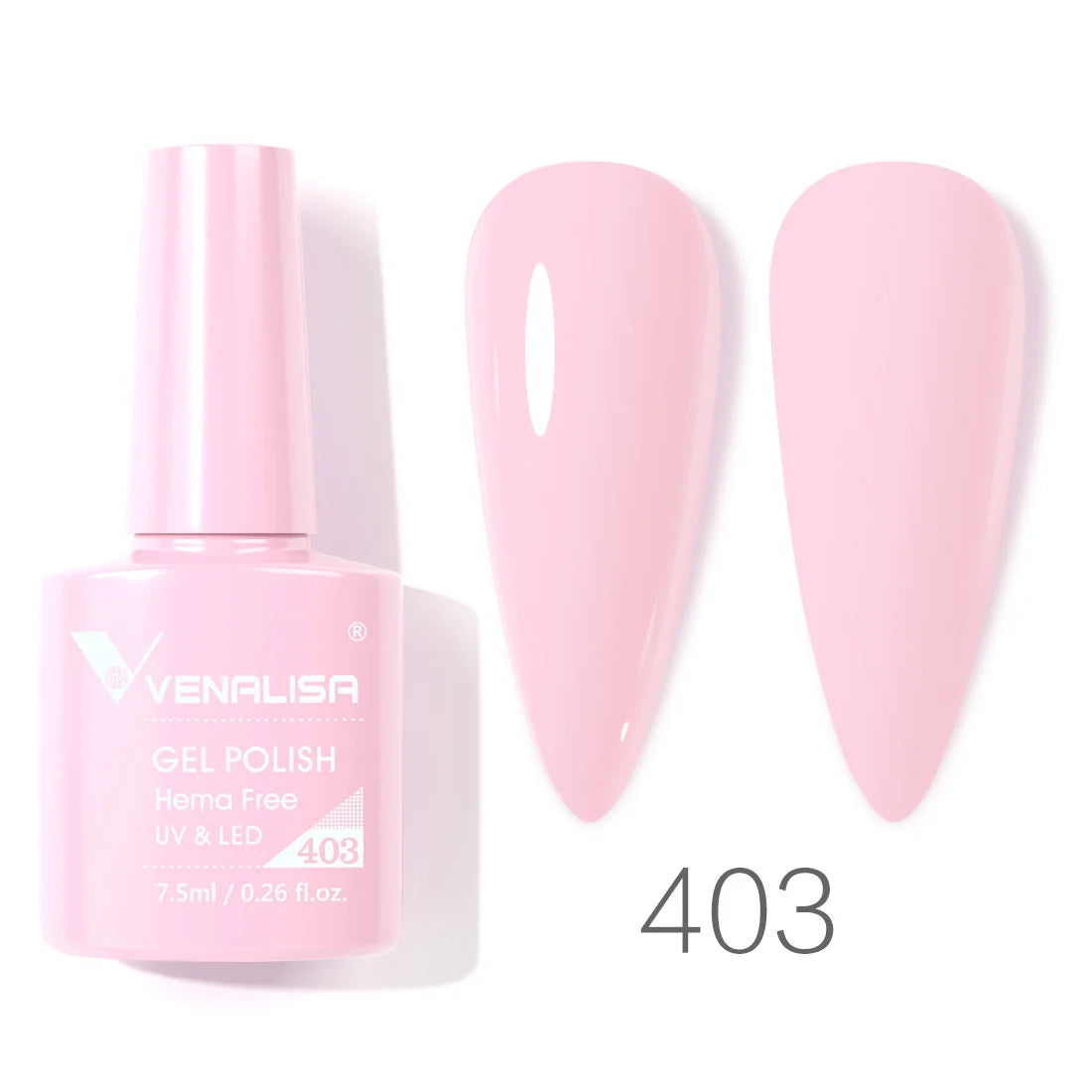 VENALISA 7.5ml Nail Gel Polish VIP4 HEMA Free Semi Permanent Soak off UV LED Nail Gel Varnish Full Coverage Nail Gel Lacquer
