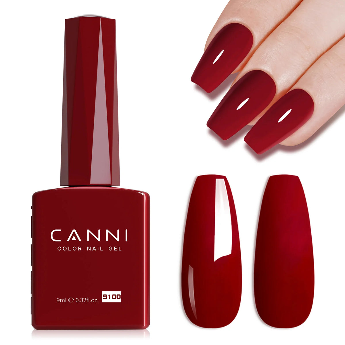 CC5 CANNI Nail Gel Polish HEMA FREE Christmas Red Winter Color Nail Gel Polish New Year Gel Design Soak Off UV LED Varnish 9ml
