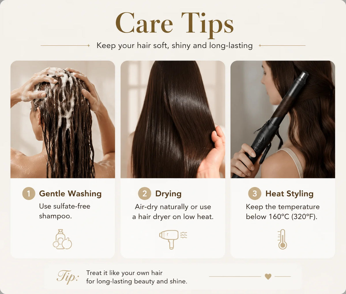 VeSunny Fish Line Human Hair Extension Wire Natural Hair One Piece Invisible Wire Hair Weft with 2 Clips Blonde Soft Remy Hair