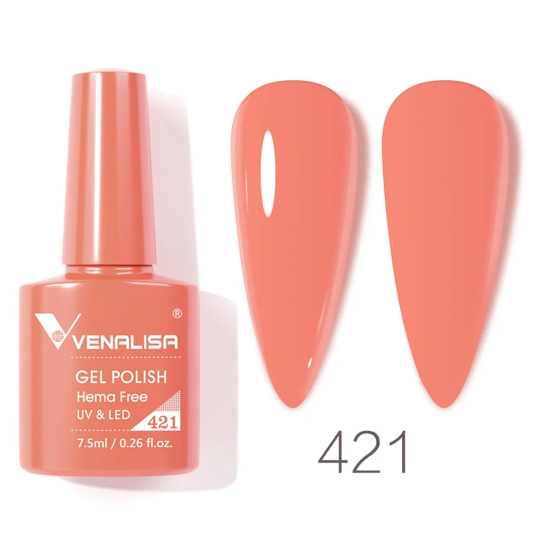 VENALISA 7.5ml Nail Gel Polish VIP4 HEMA Free Semi Permanent Soak off UV LED Nail Gel Varnish Full Coverage Nail Gel Lacquer