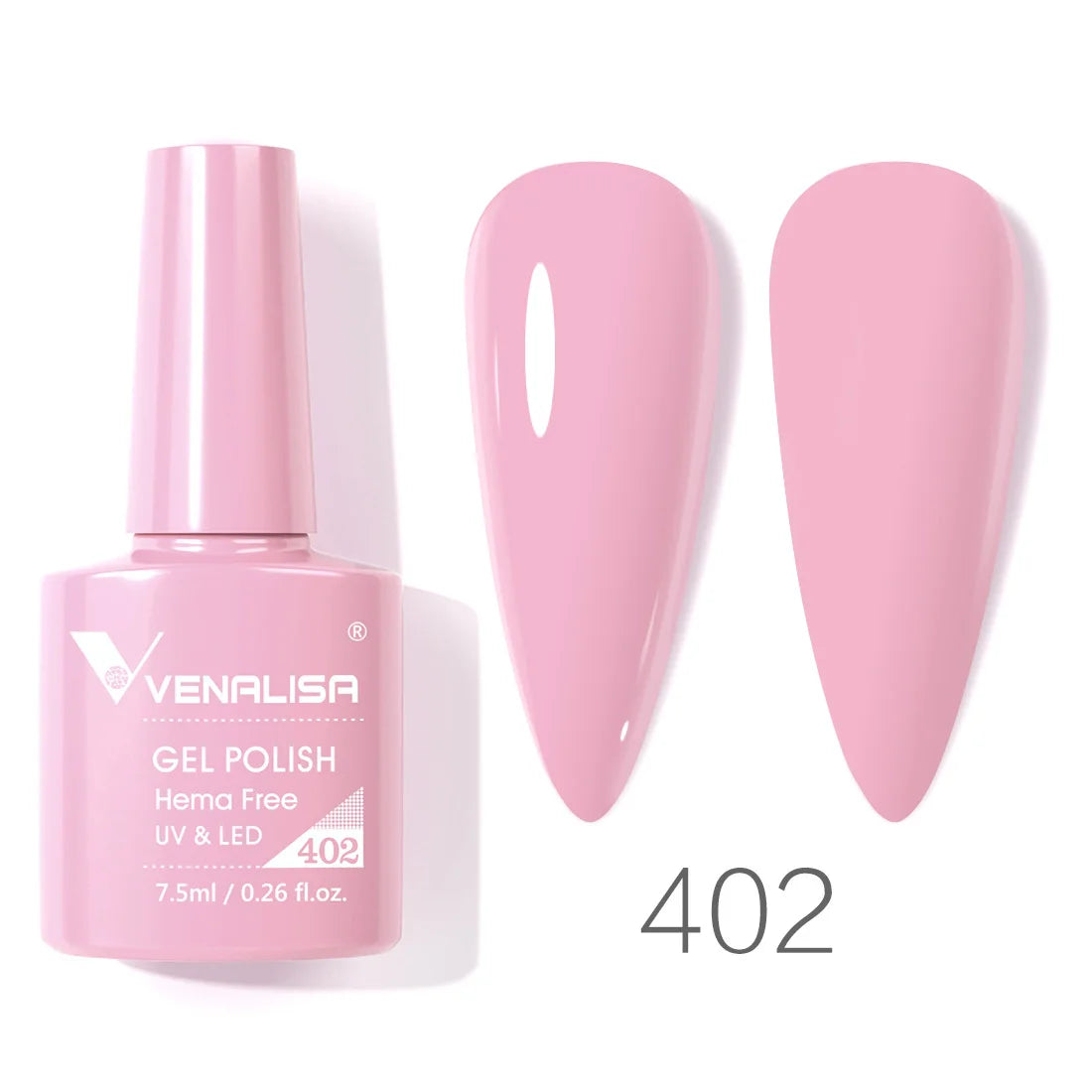 VENALISA 7.5ml Nail Gel Polish VIP4 HEMA Free Semi Permanent Soak off UV LED Nail Gel Varnish Full Coverage Nail Gel Lacquer