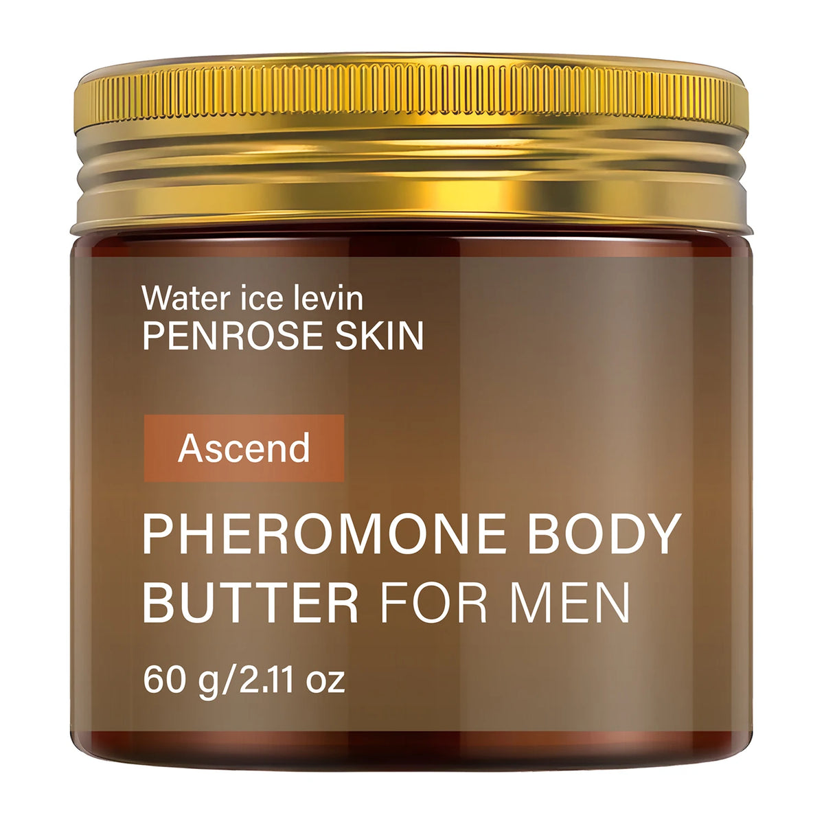 Water Ice Levin Men Body Butter Lotion Long Lasting Moisturizing Firming Fragranced Daily Whole Body Skin Care Cream 60g