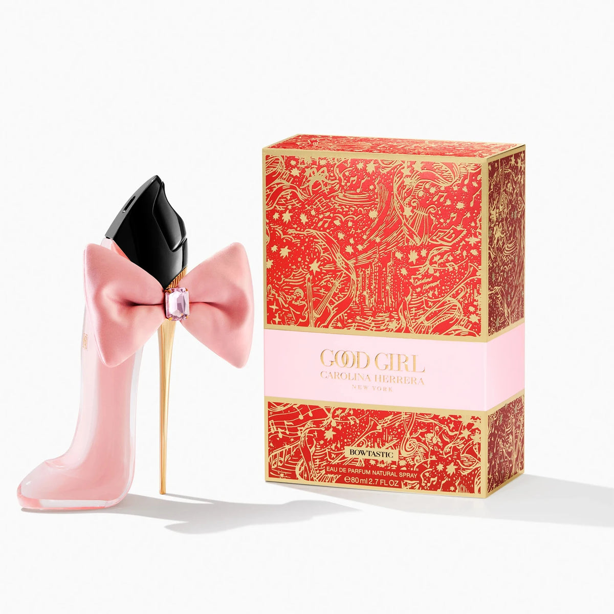 Carolina Herrera Good Girl Blush Bowtastic Eau de Parfum Spray for Women – Romantic Floral Fruity & Gourmand Scent, Almond, Peony & Vanilla, Radiant Long‑Lasting Sillage, Perfect Valentine's, Birthday & Bridal Gift, 2.7 f