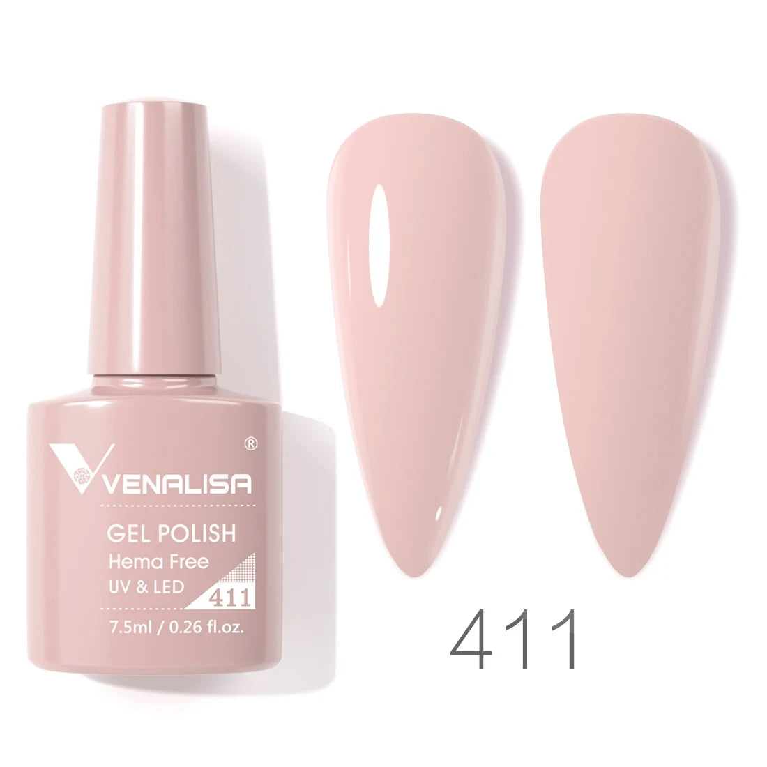 VENALISA 7.5ml Nail Gel Polish VIP4 HEMA Free Semi Permanent Soak off UV LED Nail Gel Varnish Full Coverage Nail Gel Lacquer
