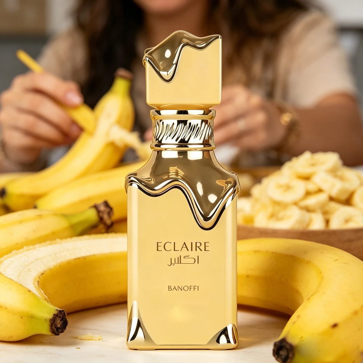 ECLAIRE BANOFFI Banana Cream Cake Fragrance Women's perfume spray, 3.4 oz 100 ml, sweet and charming fragrance