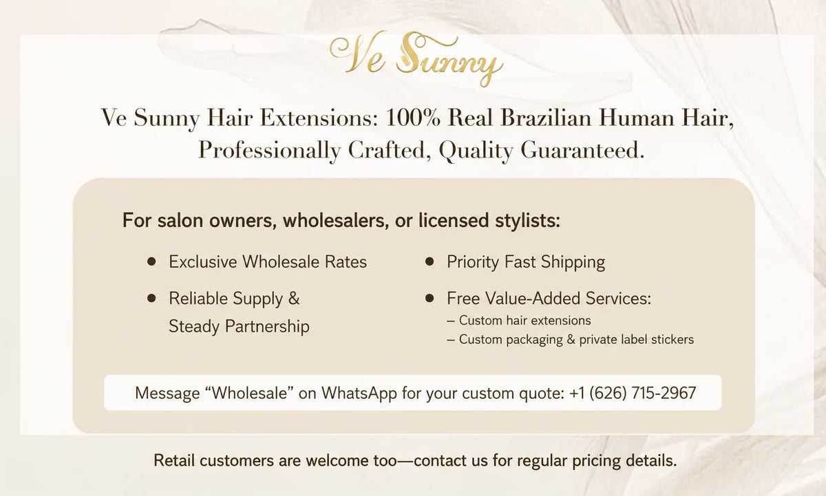 VeSunny Fish Line Human Hair Extension Wire Natural Hair One Piece Invisible Wire Hair Weft with 2 Clips Blonde Soft Remy Hair