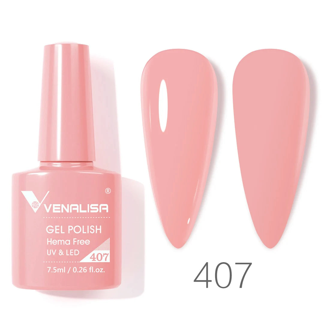 VENALISA 7.5ml Nail Gel Polish VIP4 HEMA Free Semi Permanent Soak off UV LED Nail Gel Varnish Full Coverage Nail Gel Lacquer