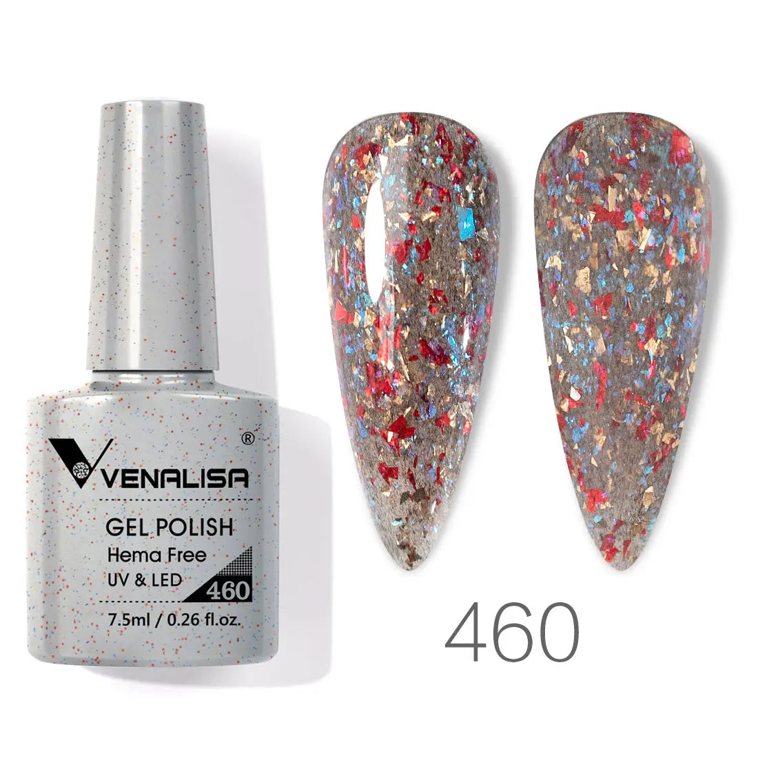 VENALISA 7.5ml Nail Gel Polish VIP4 HEMA Free Semi Permanent Soak off UV LED Nail Gel Varnish Full Coverage Nail Gel Lacquer