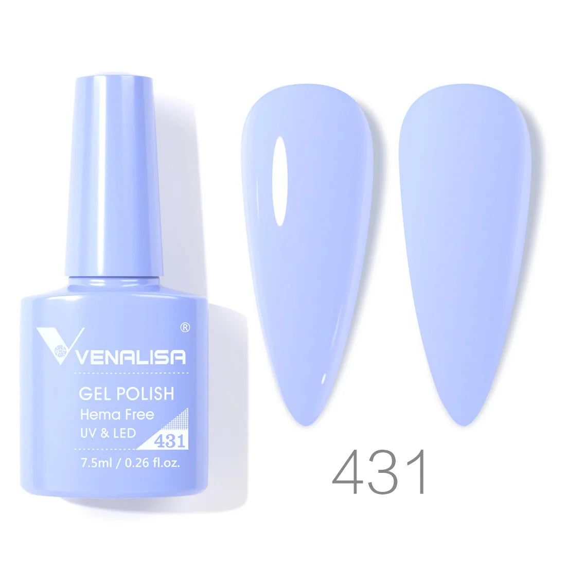 VENALISA 7.5ml Nail Gel Polish VIP4 HEMA Free Semi Permanent Soak off UV LED Nail Gel Varnish Full Coverage Nail Gel Lacquer