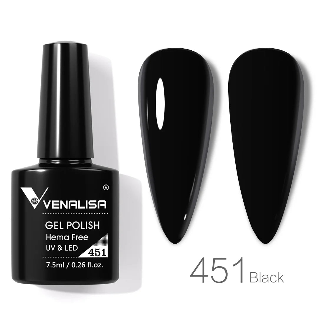VENALISA 7.5ml Nail Gel Polish VIP4 HEMA Free Semi Permanent Soak off UV LED Nail Gel Varnish Full Coverage Nail Gel Lacquer