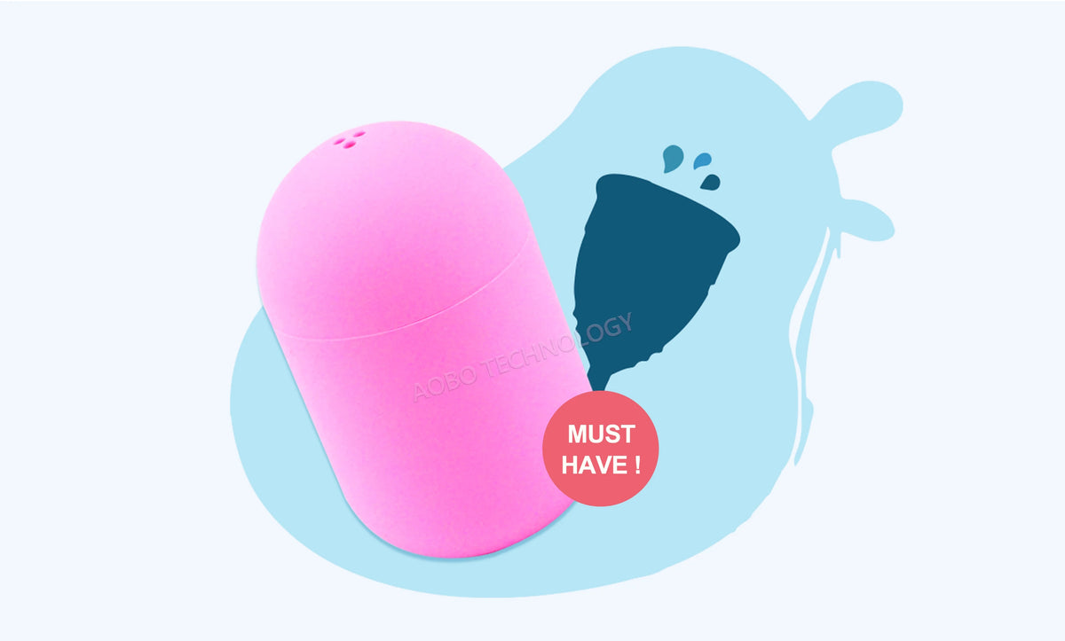 10pcs Silicone Case Sterilizer Bpa-Free Cleaner Container To Clean And Store Menstrual Cups Sterilizer Case