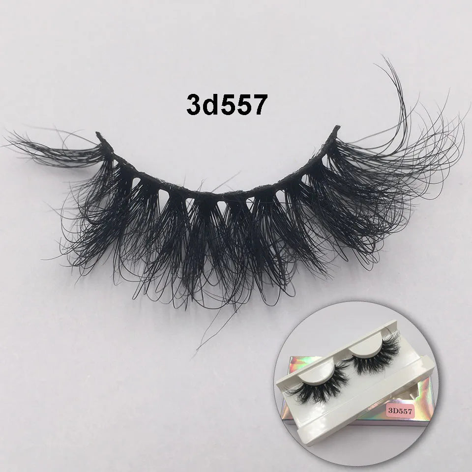 RED SIREN Fluffy Eyelashes 10mm-18mm 3d Mink Eyelashes Handmade Soft Volume Natural Lashes Maquillaje Lash Vendors False Lashes