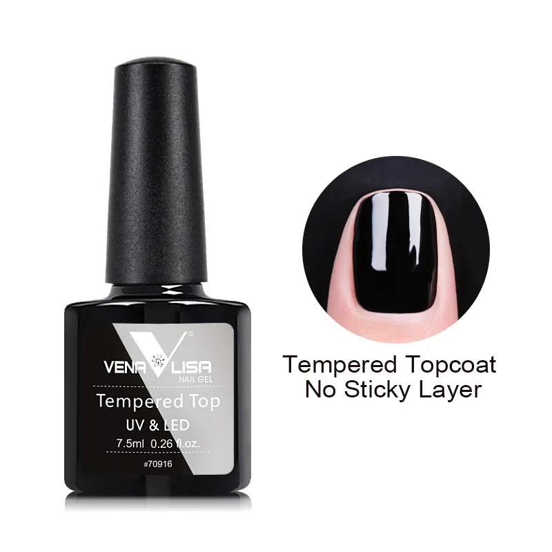 VENALISA 7.5ml Nail Gel Polish VIP4 HEMA Free Semi Permanent Soak off UV LED Nail Gel Varnish Full Coverage Nail Gel Lacquer