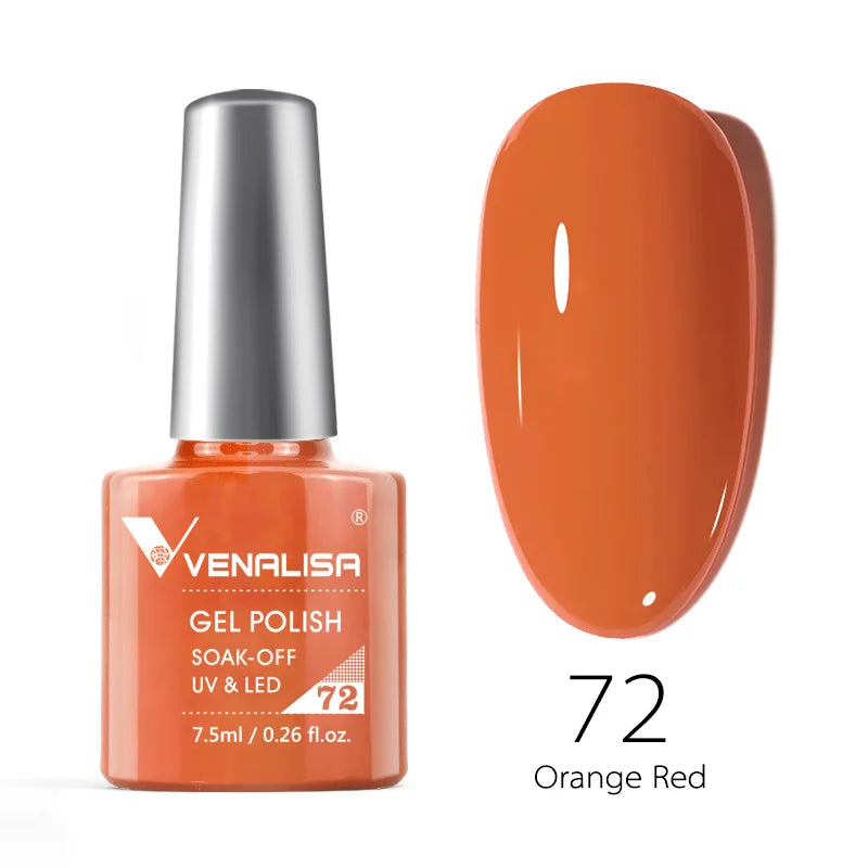 VENALISA 7.5ml Nail Gel Polish VIP4 HEMA Free Semi Permanent Soak off UV LED Nail Gel Varnish Full Coverage Nail Gel Lacquer