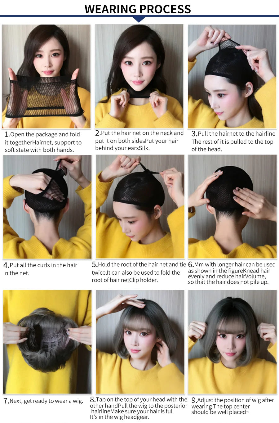 7JHH WIGS Natural Comfortable Synthetic Wig for Women Black Shoulder Straight Hair 14 Inch Fashion Hairstyle Wig