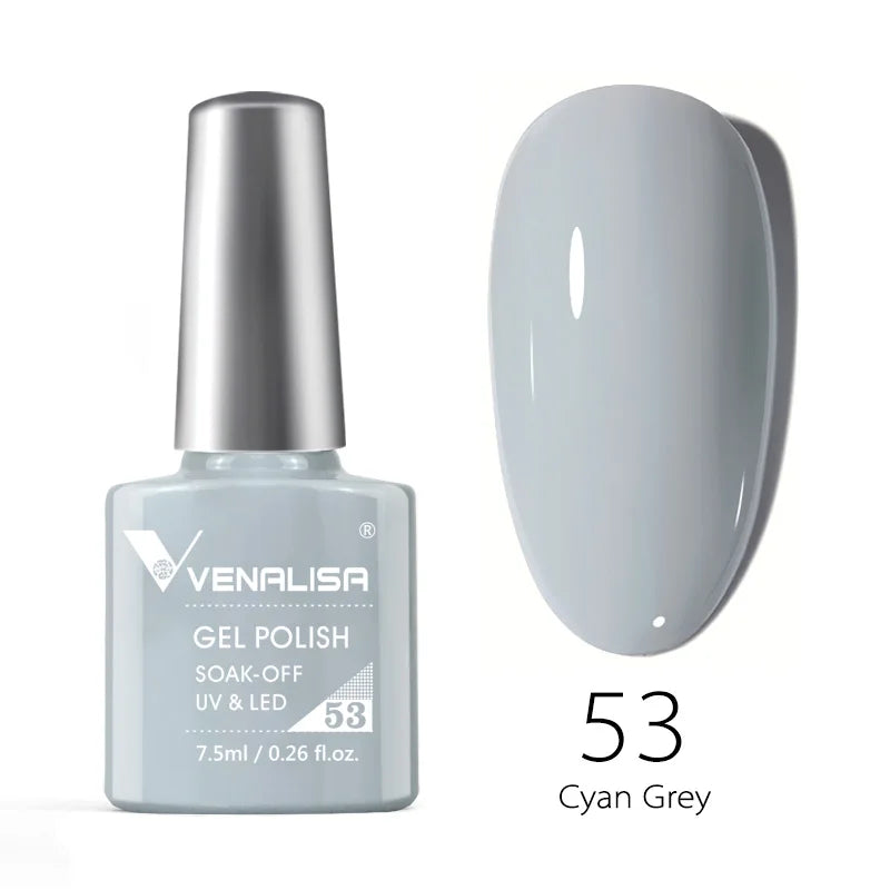 VENALISA 7.5ml Nail Gel Polish VIP4 HEMA Free Semi Permanent Soak off UV LED Nail Gel Varnish Full Coverage Nail Gel Lacquer