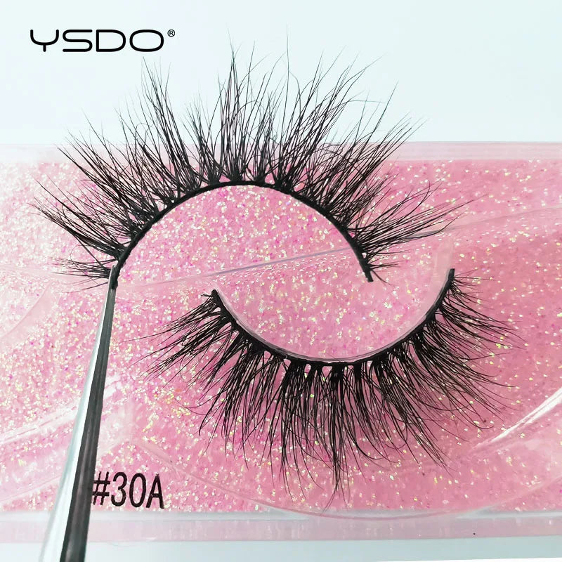 YSDO 1 Pair 3D Mink Lashes Cruelty Free Eyelashes Makeup Maquillaje False Eyelashes Fluffy Fake Lashes Thick Faux Cils Maquiagem