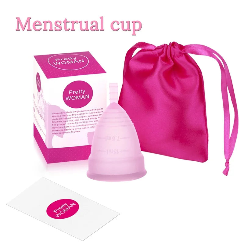 Menstrual Cup of Medical Silicone Feminine Hygiene Lady Period Cup Women Cup Coletor Menstrual Copa Menstrual De Silicona Medica