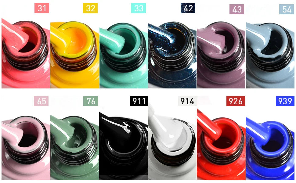 VENALISA 7.5ml Nail Gel Polish VIP4 HEMA Free Semi Permanent Soak off UV LED Nail Gel Varnish Full Coverage Nail Gel Lacquer