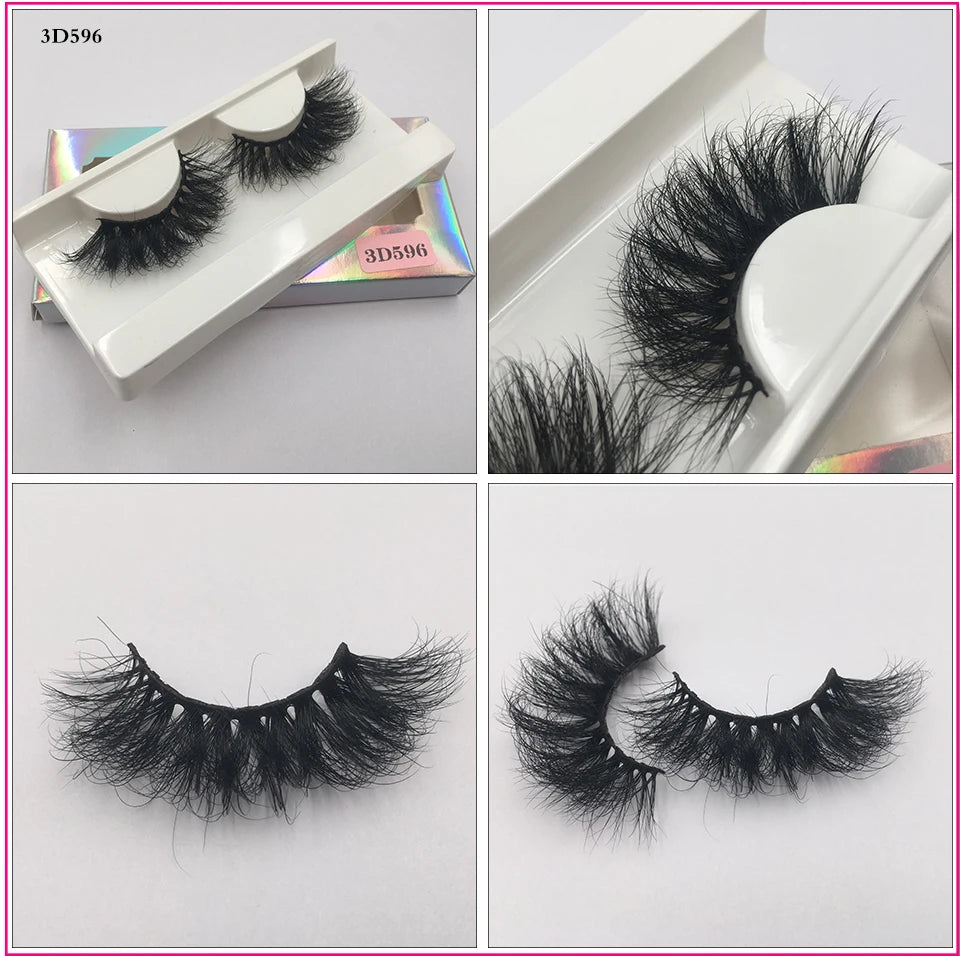RED SIREN Fluffy Eyelashes 10mm-18mm 3d Mink Eyelashes Handmade Soft Volume Natural Lashes Maquillaje Lash Vendors False Lashes