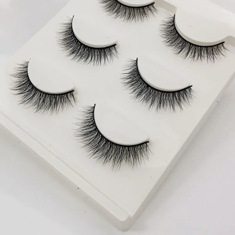 SHIDISHANGPIN Mink Lashes 2/30/50/100 Boxes 3D Eyelashes Luxury Dramatic Volume 3D False Eyelashes Extension Maquiagem