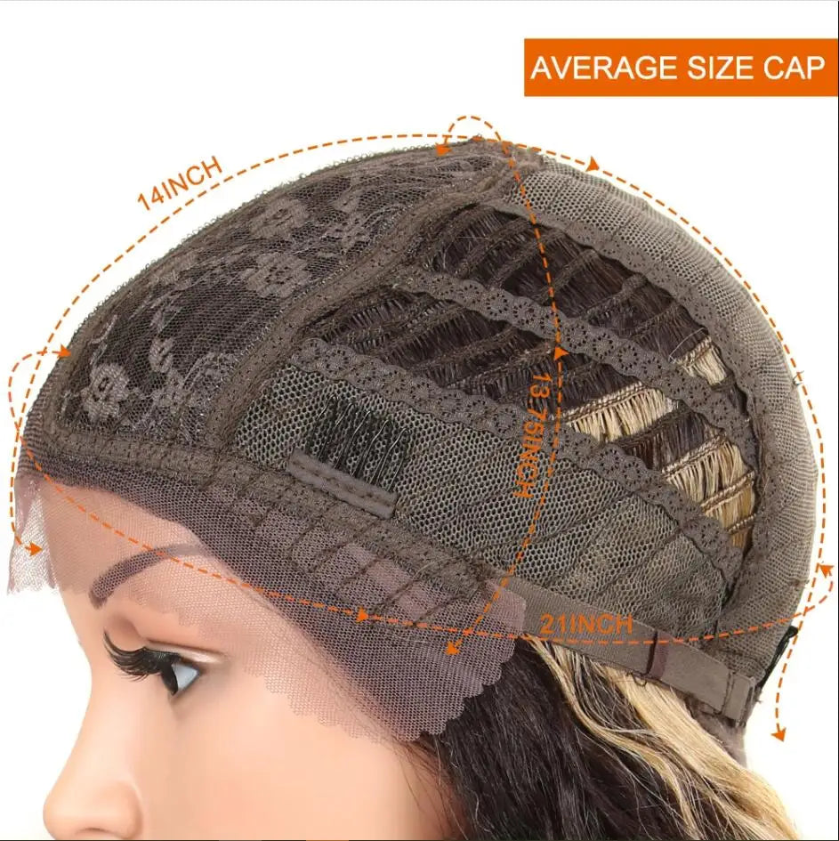 Noble Cosplay Synthetic Lace Wigs For Black Women Long Curly Hair 42 Inch Cosplay Blonde Ombre Lace Front Wig Synthetic Lace Wig