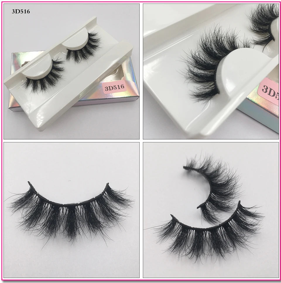 RED SIREN Fluffy Eyelashes 10mm-18mm 3d Mink Eyelashes Handmade Soft Volume Natural Lashes Maquillaje Lash Vendors False Lashes