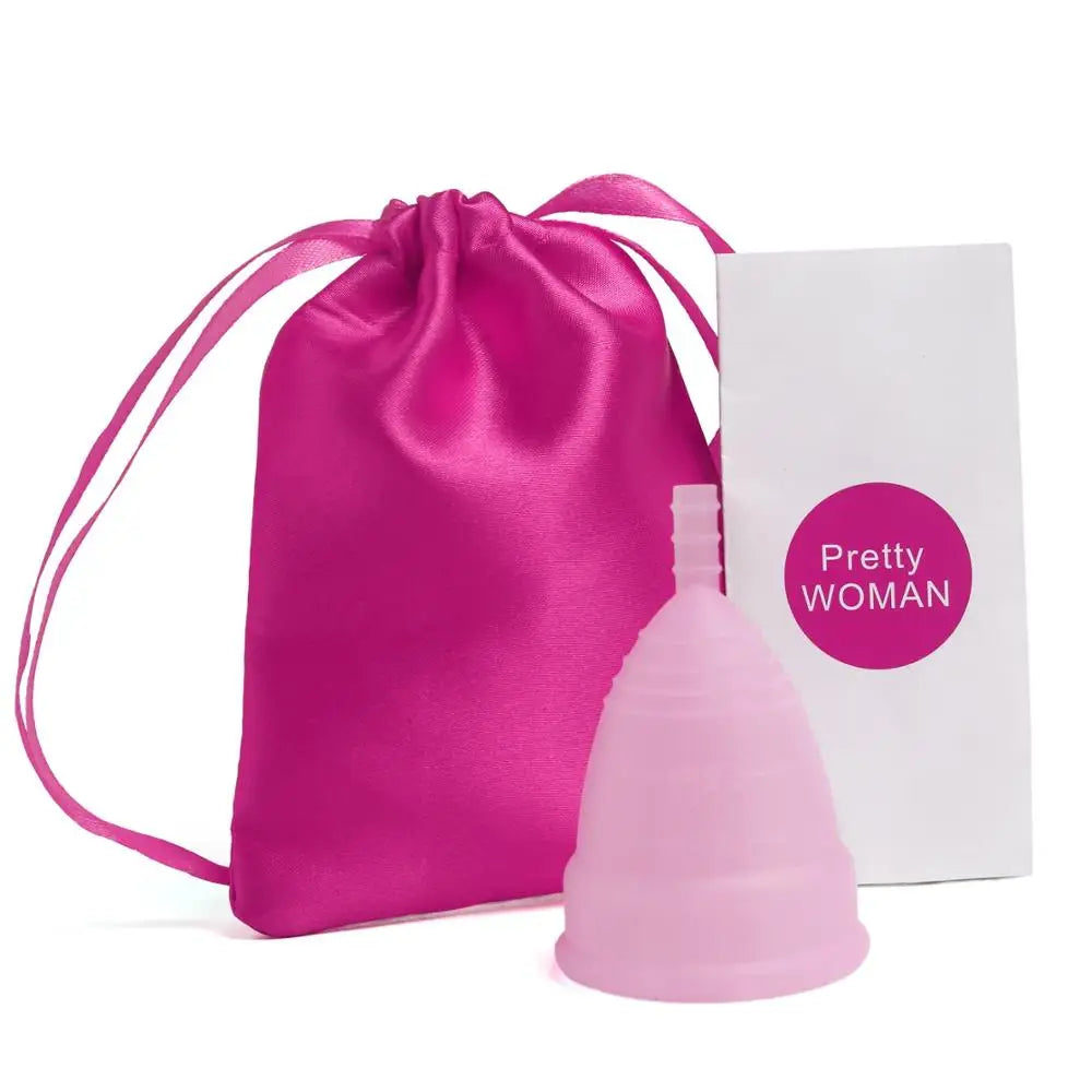 Feminine Hygiene Menstrual Cup Medical Silicone Menstrual Cup Lady Women Menstrual Period Cup Coletor Menstrual