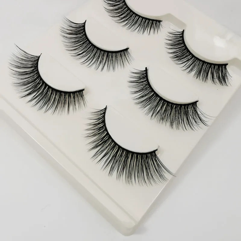 SHIDISHANGPIN Mink Lashes 2/30/50/100 Boxes 3D Eyelashes Luxury Dramatic Volume 3D False Eyelashes Extension Maquiagem