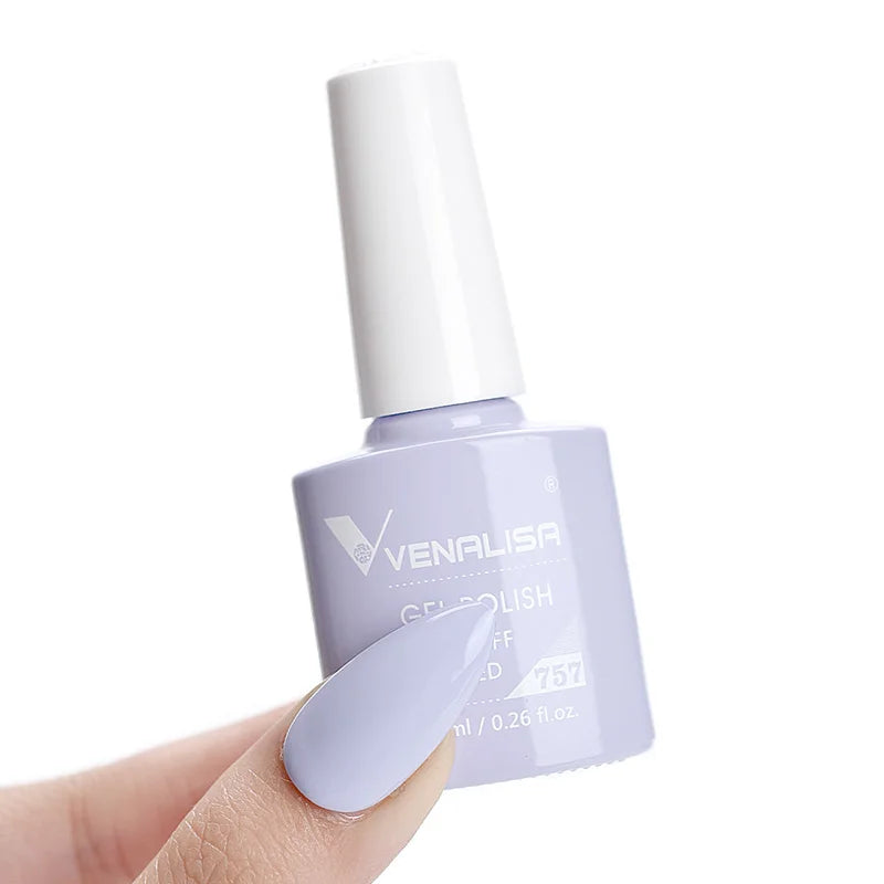 VENALISA 7.5ml Nail Gel Polish VIP4 HEMA Free Semi Permanent Soak off UV LED Nail Gel Varnish Full Coverage Nail Gel Lacquer