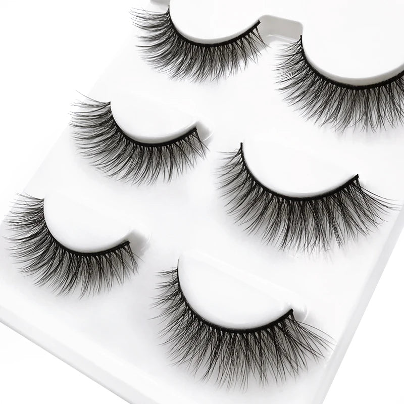 SHIDISHANGPIN Mink Lashes 2/30/50/100 Boxes 3D Eyelashes Luxury Dramatic Volume 3D False Eyelashes Extension Maquiagem