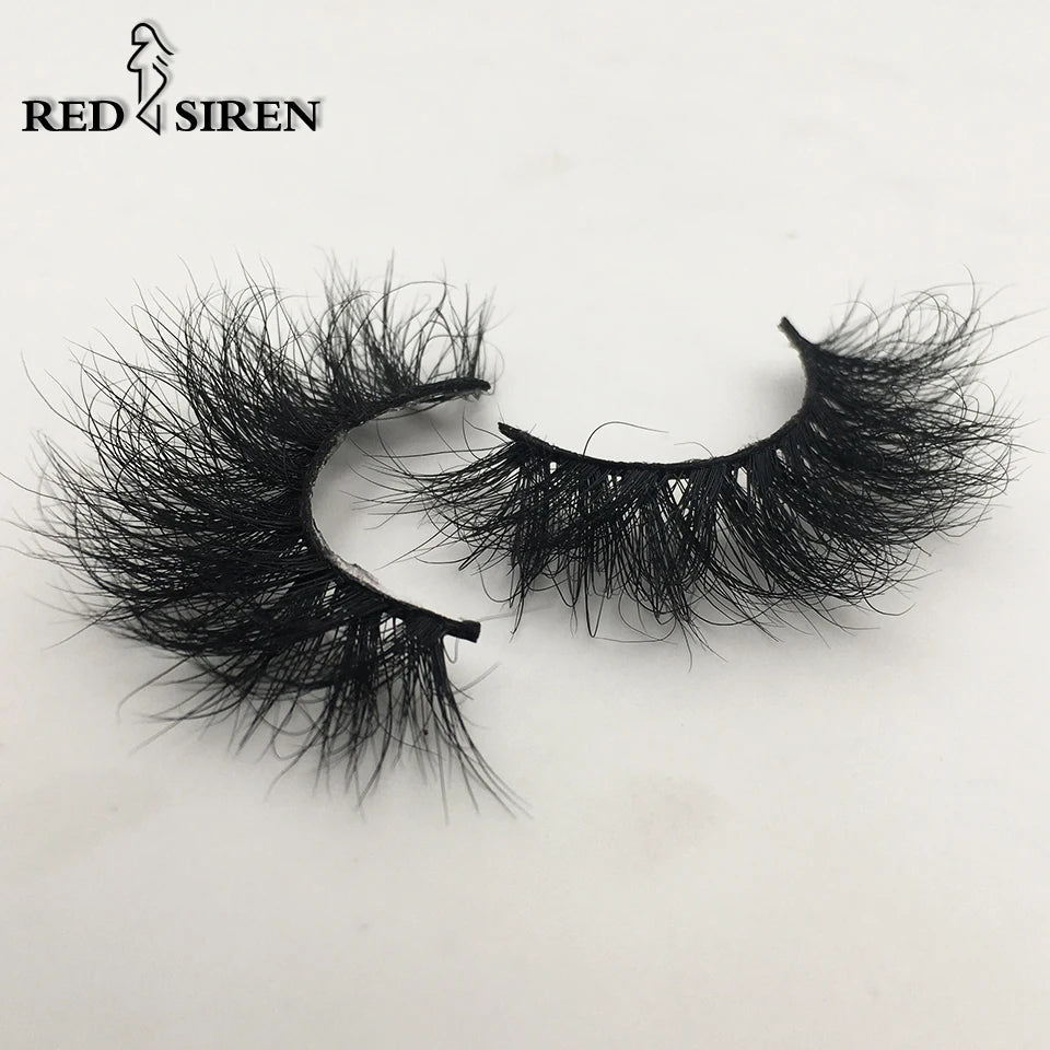 RED SIREN Fluffy Eyelashes 10mm-18mm 3d Mink Eyelashes Handmade Soft Volume Natural Lashes Maquillaje Lash Vendors False Lashes