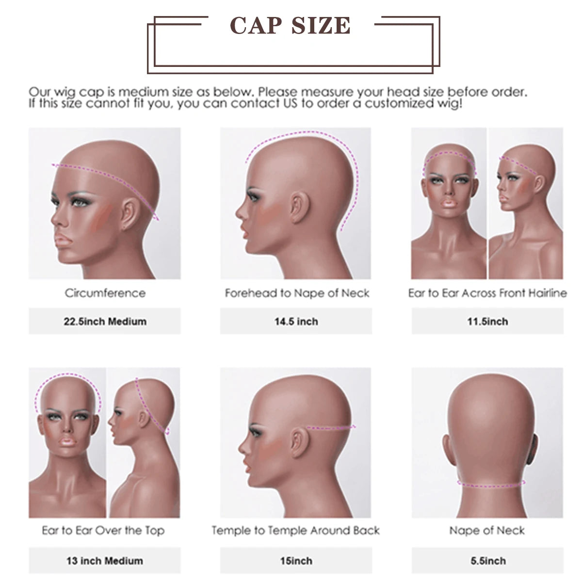Safe Payment Custom 40 45 50cm Made Wig /Toppers for Different Colors Cap Size Density Texture