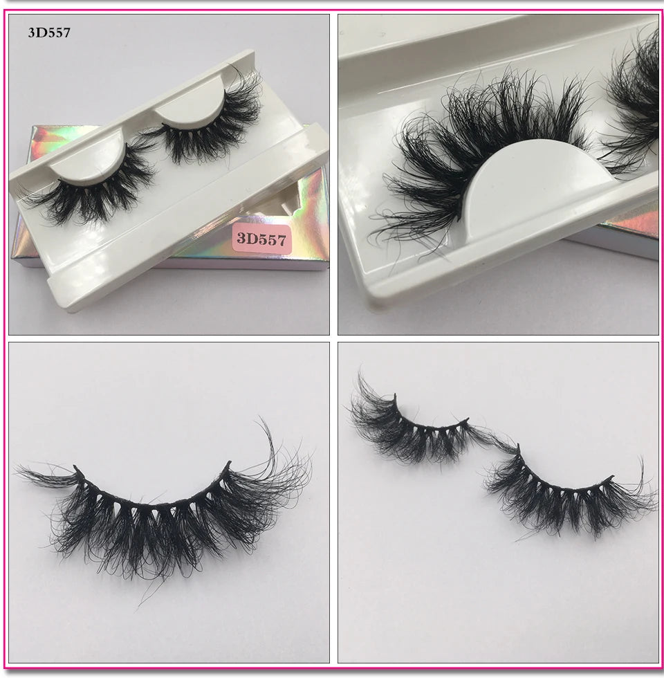 RED SIREN Fluffy Eyelashes 10mm-18mm 3d Mink Eyelashes Handmade Soft Volume Natural Lashes Maquillaje Lash Vendors False Lashes