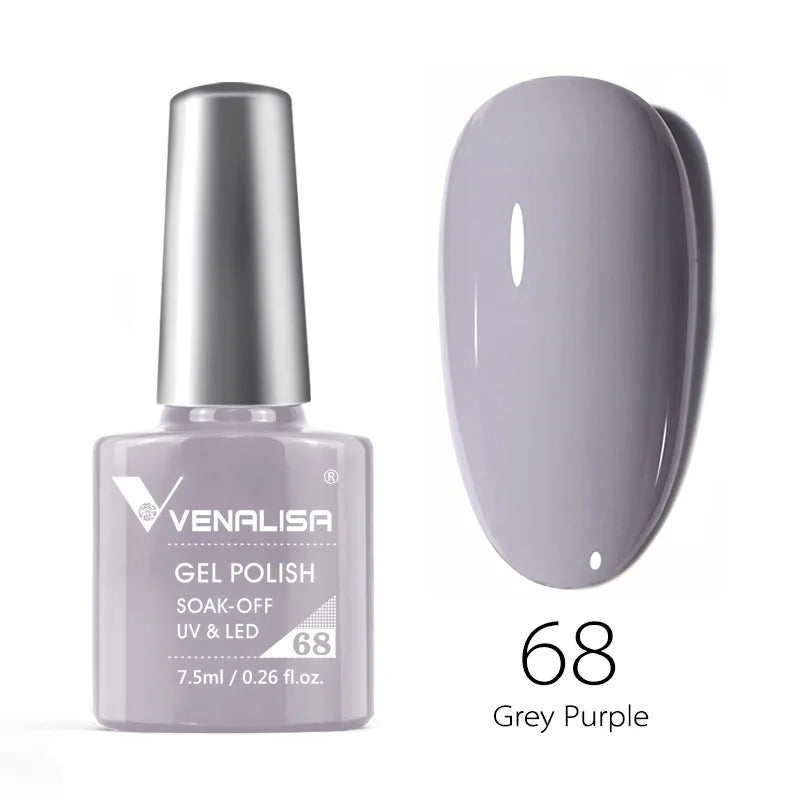 VENALISA 7.5ml Nail Gel Polish VIP4 HEMA Free Semi Permanent Soak off UV LED Nail Gel Varnish Full Coverage Nail Gel Lacquer