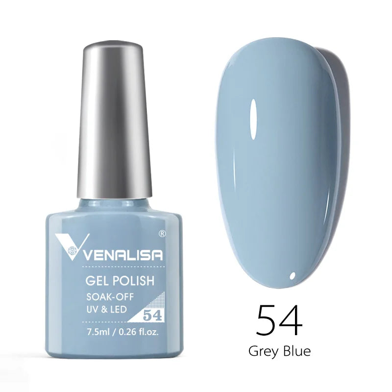 VENALISA 7.5ml Nail Gel Polish VIP4 HEMA Free Semi Permanent Soak off UV LED Nail Gel Varnish Full Coverage Nail Gel Lacquer