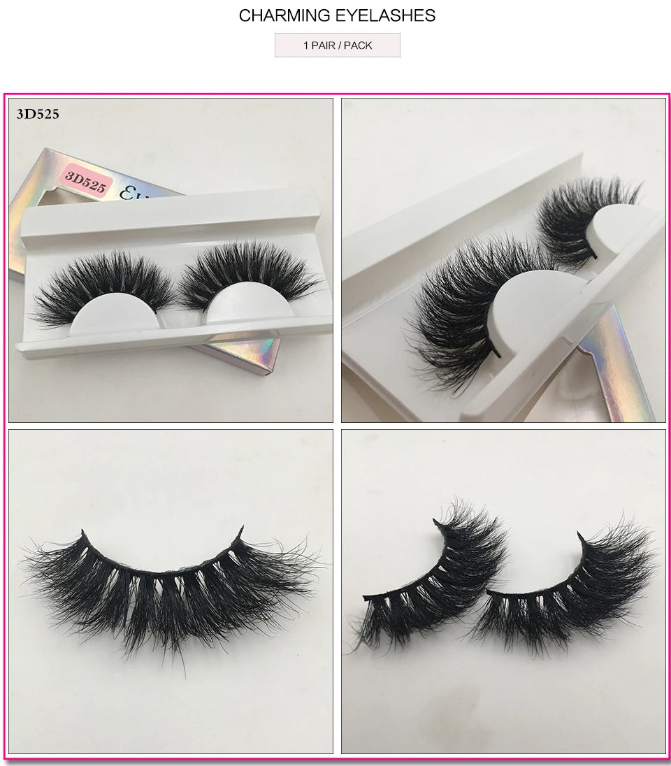 RED SIREN Fluffy Eyelashes 10mm-18mm 3d Mink Eyelashes Handmade Soft Volume Natural Lashes Maquillaje Lash Vendors False Lashes