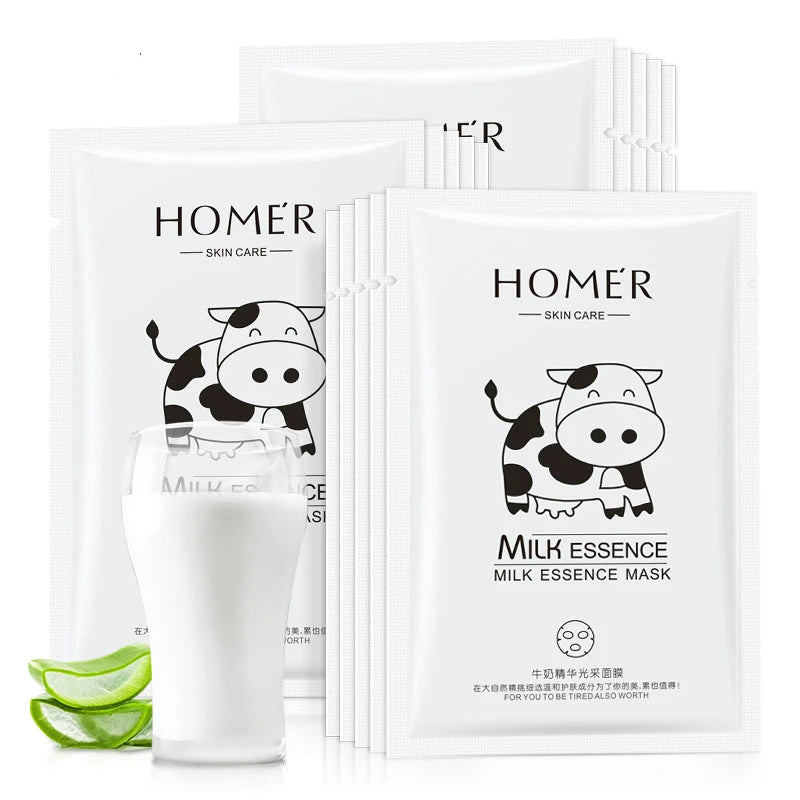 30PCS/Lot BIOAQUA Skin Care Sheet Mask Aloe Olives Pomegranate Seaweed Batch Facial Mask Korean Face Care Green Tea Mask