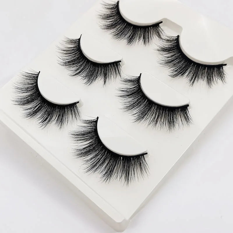 SHIDISHANGPIN Mink Lashes 2/30/50/100 Boxes 3D Eyelashes Luxury Dramatic Volume 3D False Eyelashes Extension Maquiagem