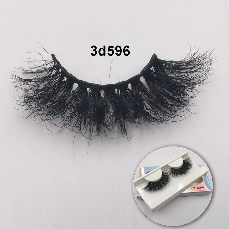 RED SIREN Fluffy Eyelashes 10mm-18mm 3d Mink Eyelashes Handmade Soft Volume Natural Lashes Maquillaje Lash Vendors False Lashes