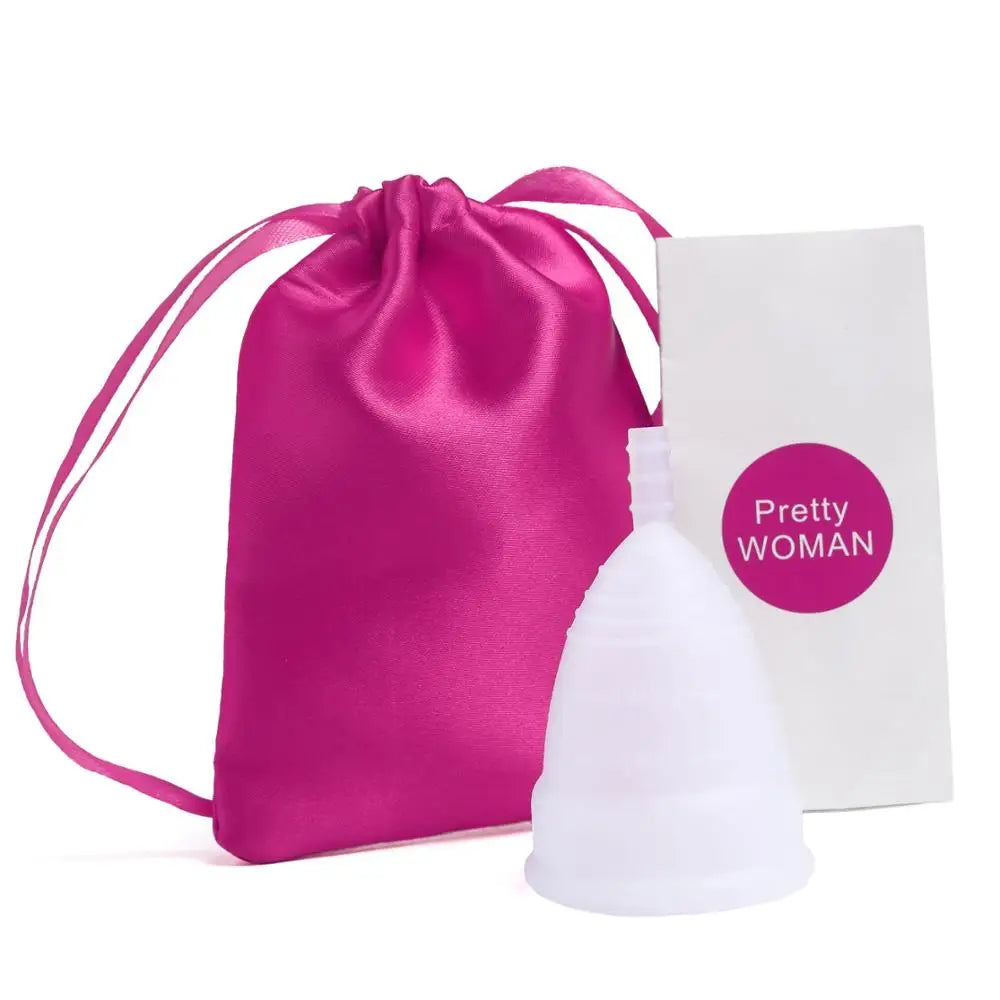 Feminine Hygiene Menstrual Cup Medical Silicone Menstrual Cup Lady Women Menstrual Period Cup Coletor Menstrual