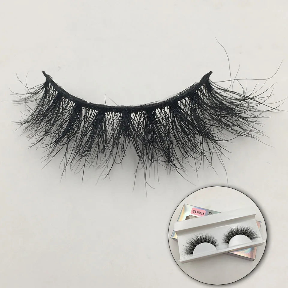 RED SIREN Fluffy Eyelashes 10mm-18mm 3d Mink Eyelashes Handmade Soft Volume Natural Lashes Maquillaje Lash Vendors False Lashes