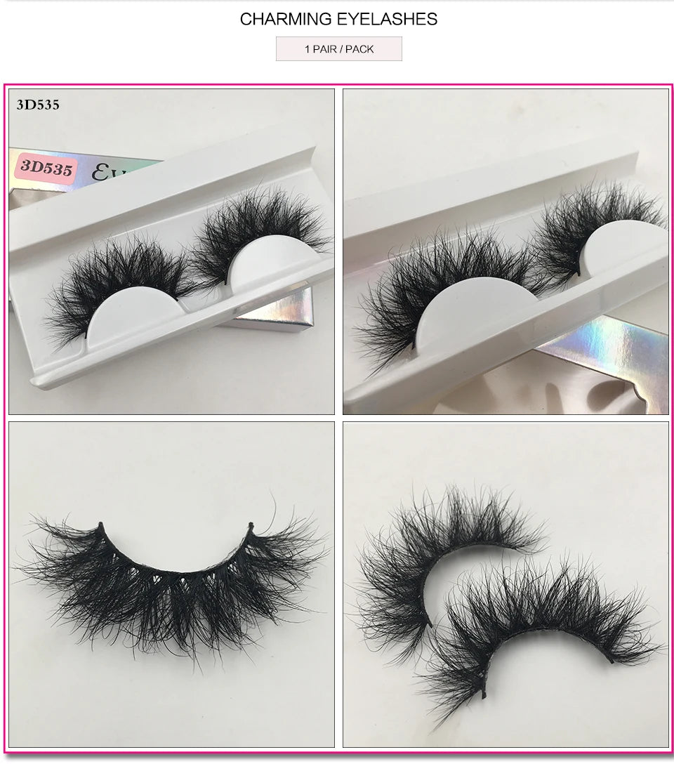 RED SIREN Fluffy Eyelashes 10mm-18mm 3d Mink Eyelashes Handmade Soft Volume Natural Lashes Maquillaje Lash Vendors False Lashes