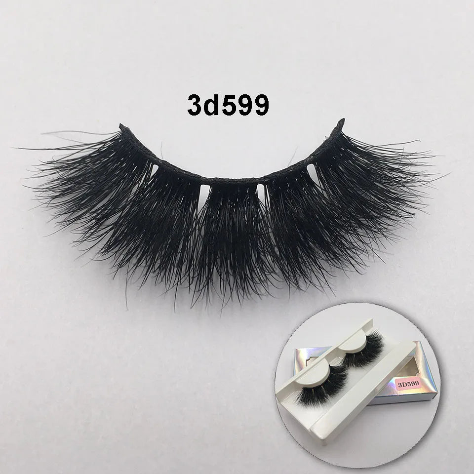 RED SIREN Fluffy Eyelashes 10mm-18mm 3d Mink Eyelashes Handmade Soft Volume Natural Lashes Maquillaje Lash Vendors False Lashes